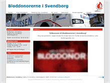 Tablet Screenshot of bloddonorersvendborg.dk